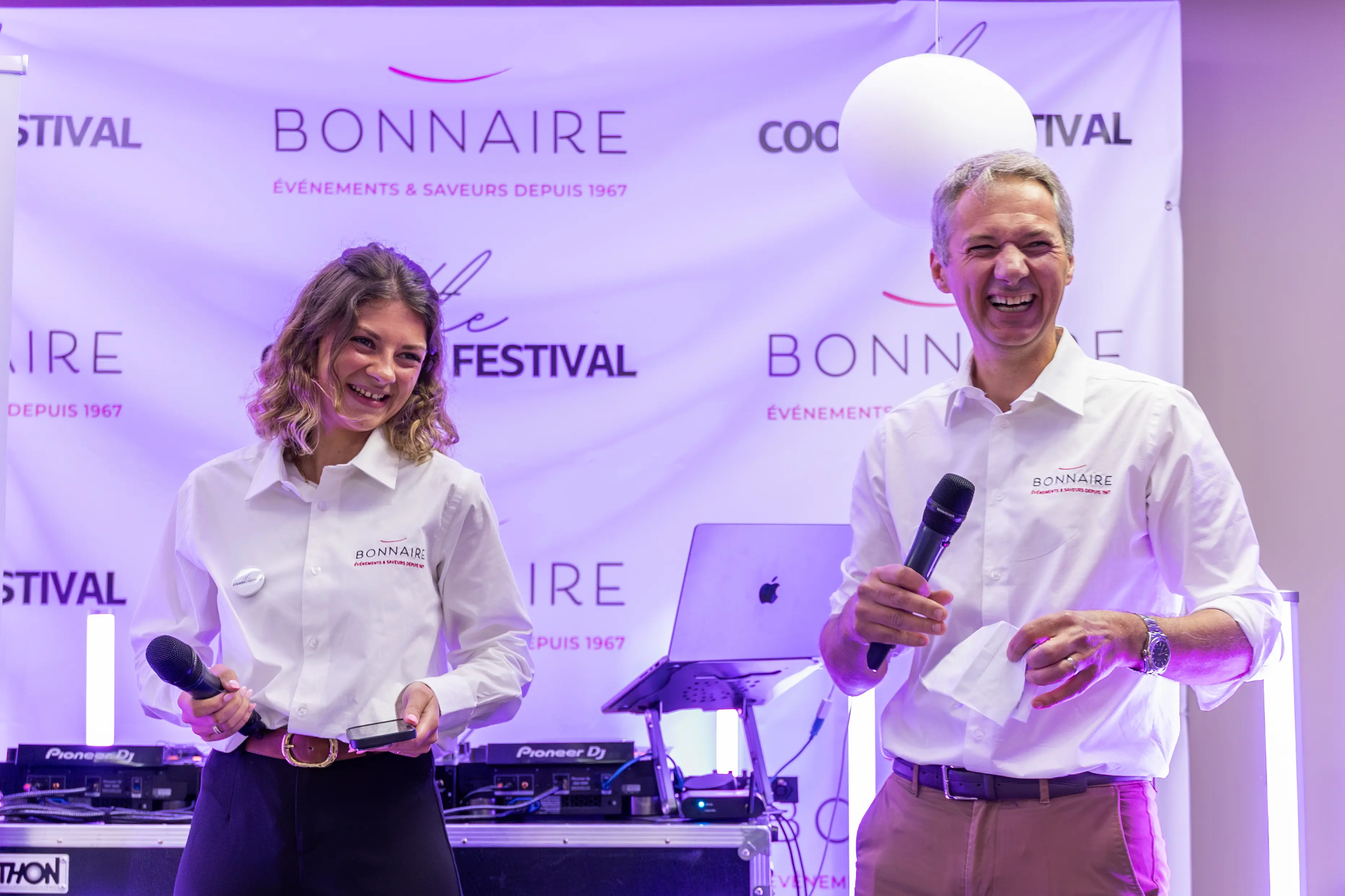 Carla et Christophe Bonnaire